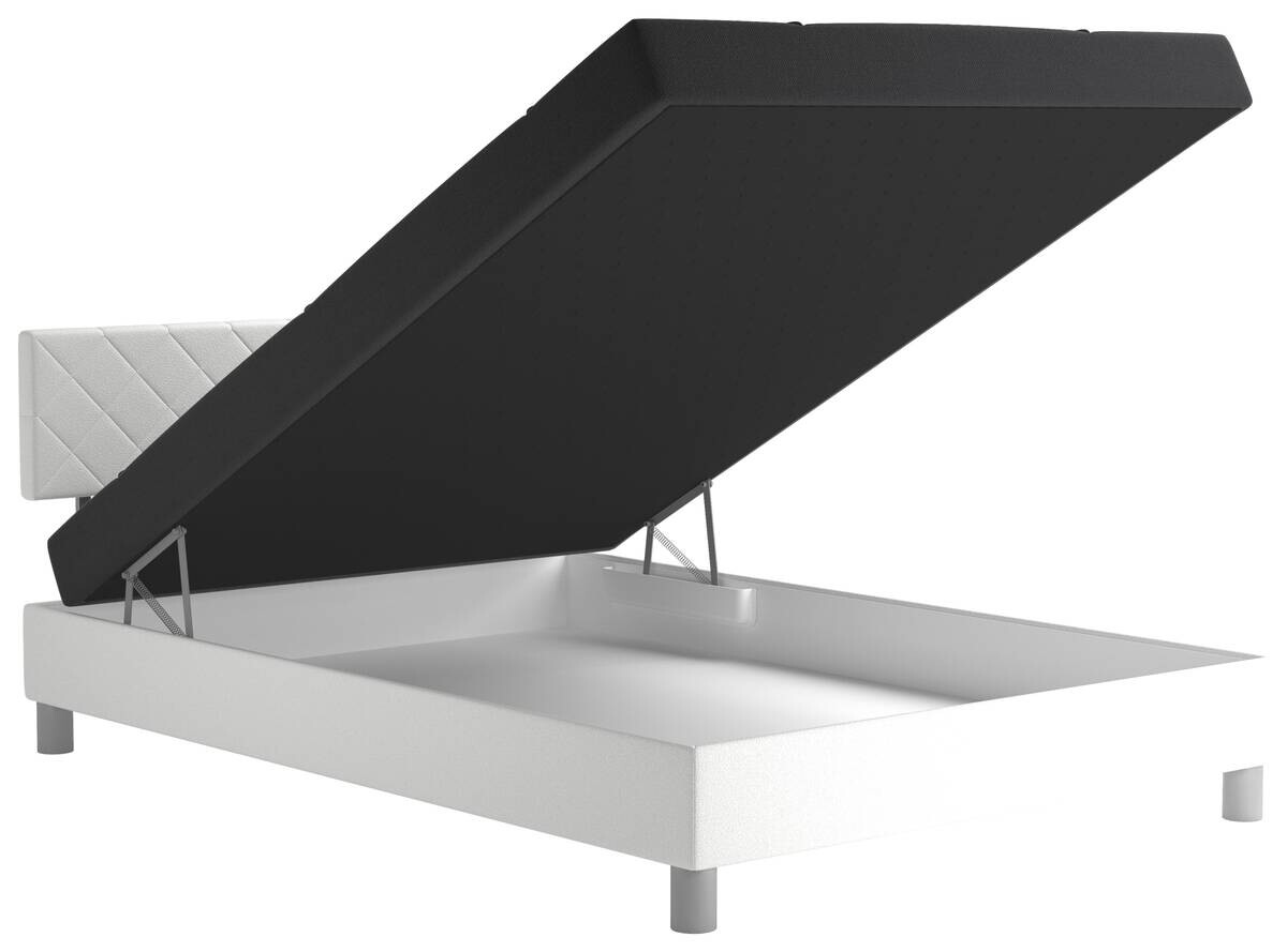 Polsterbett grau Liegefläche B/L: ca. 140x200 cm