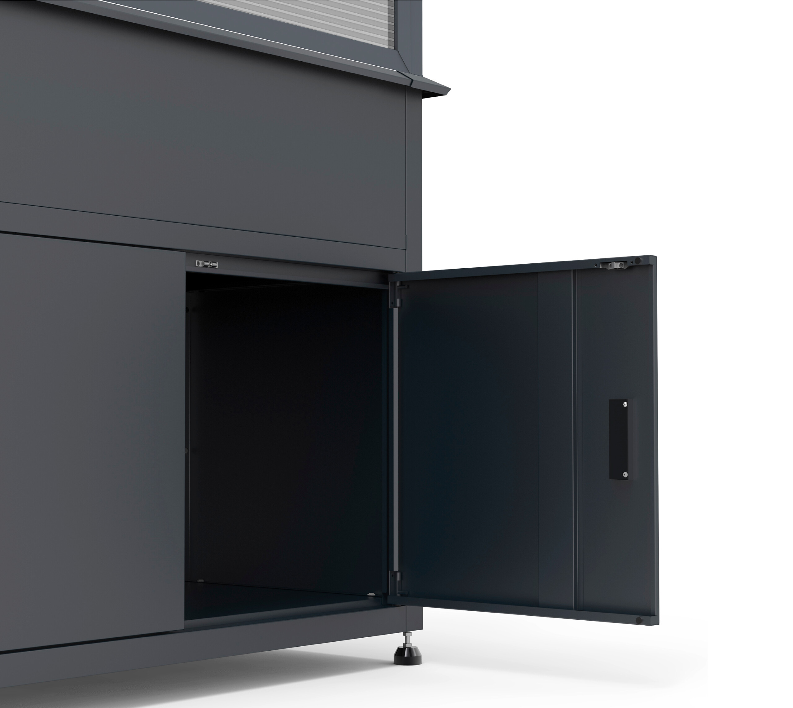 Westmann Hochbeet Plexa anthrazit Stahl B/H/L: ca. 100x120x50 cm