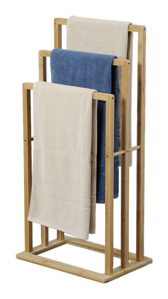 Kesper Handtuchhalter Bambus natur Bambus B/H/L: ca. 27x82x40 cm
