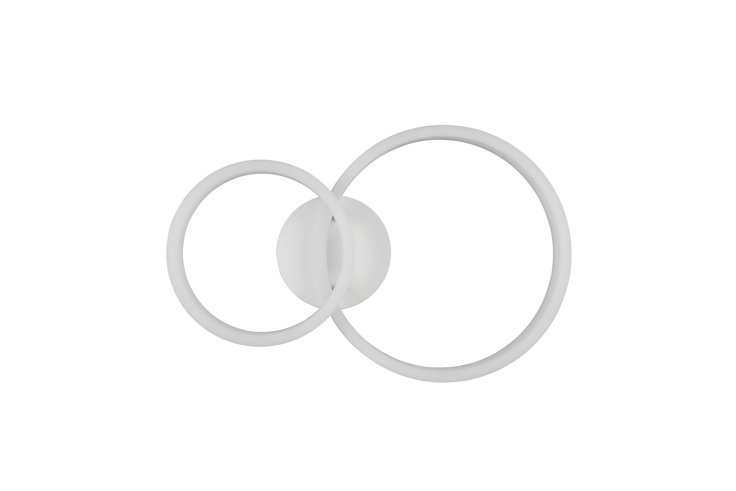 Reality Leuchten LED-Deckenleuchte Scope weiß Metall Kunststoff B/L: ca. 33x51 cm