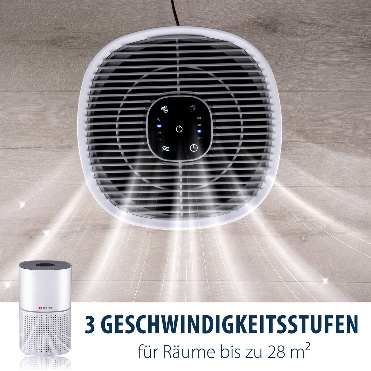 alpina Luftreiniger weiß Kunststoff