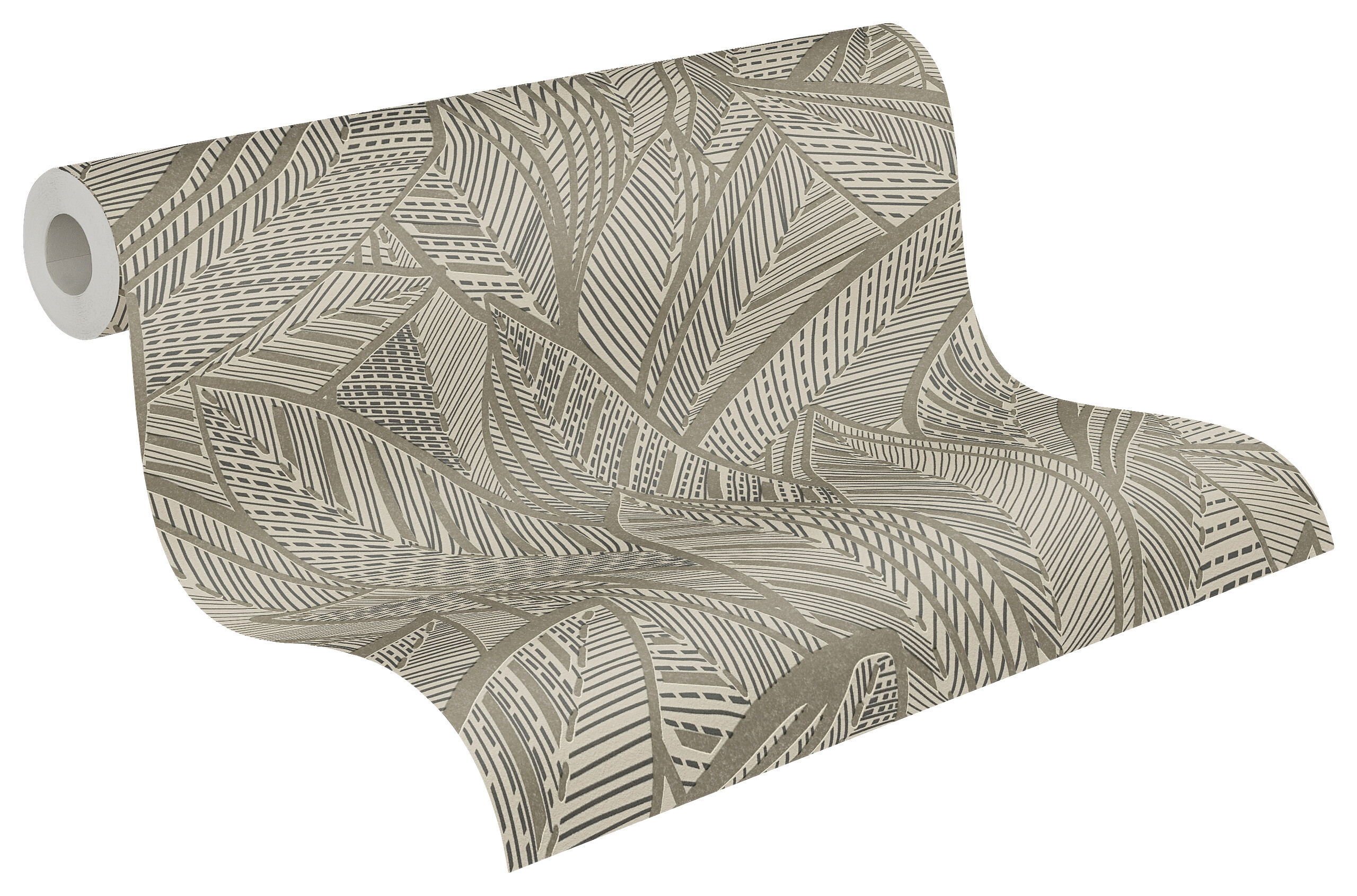 A.S.Creation Vliestapete silber schwarz B/H/D: ca. 53x1005x9,7 cm