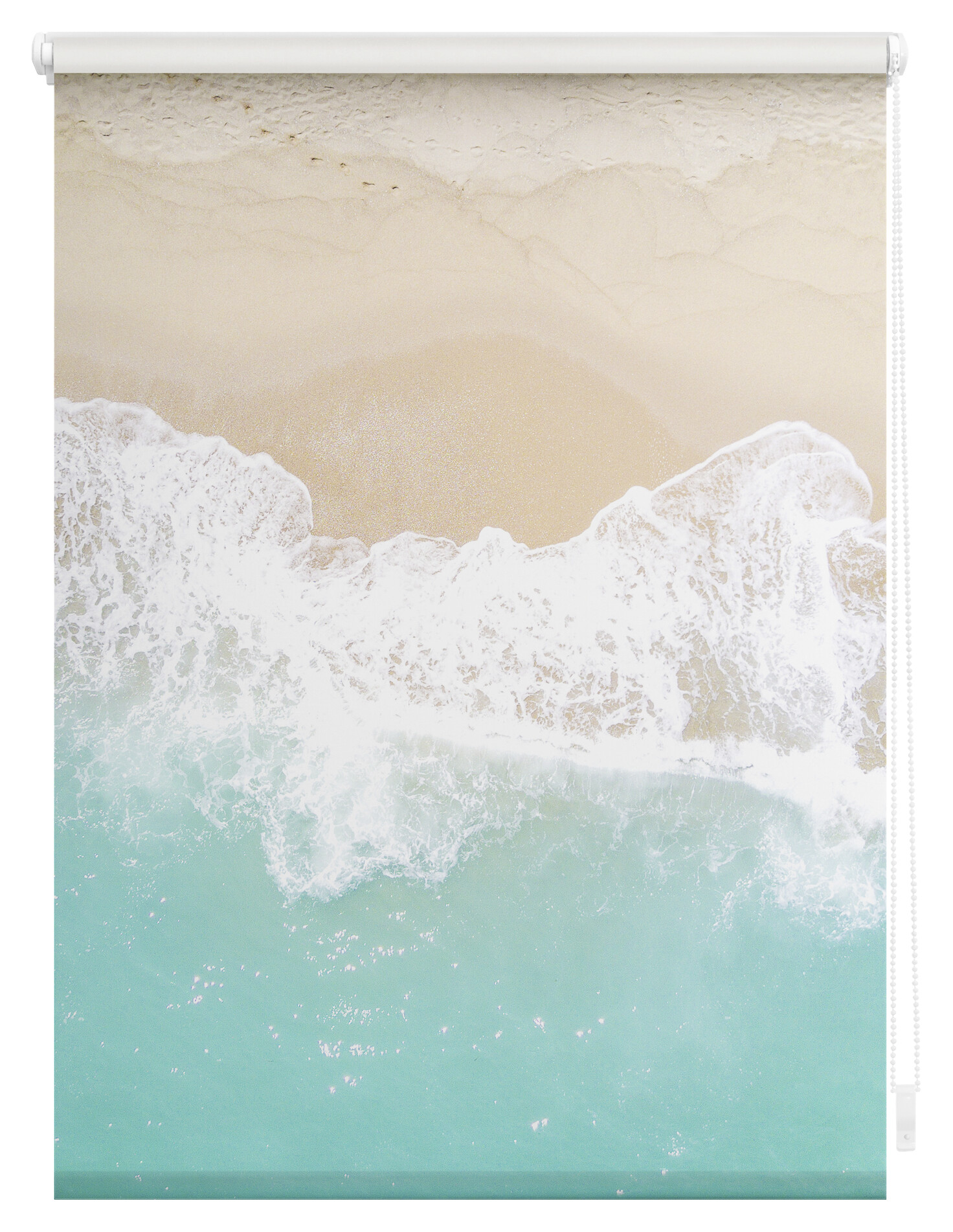 LICHTBLICK Verdunkelungsrollo The Beach beige B/L: ca. 45x150 cm