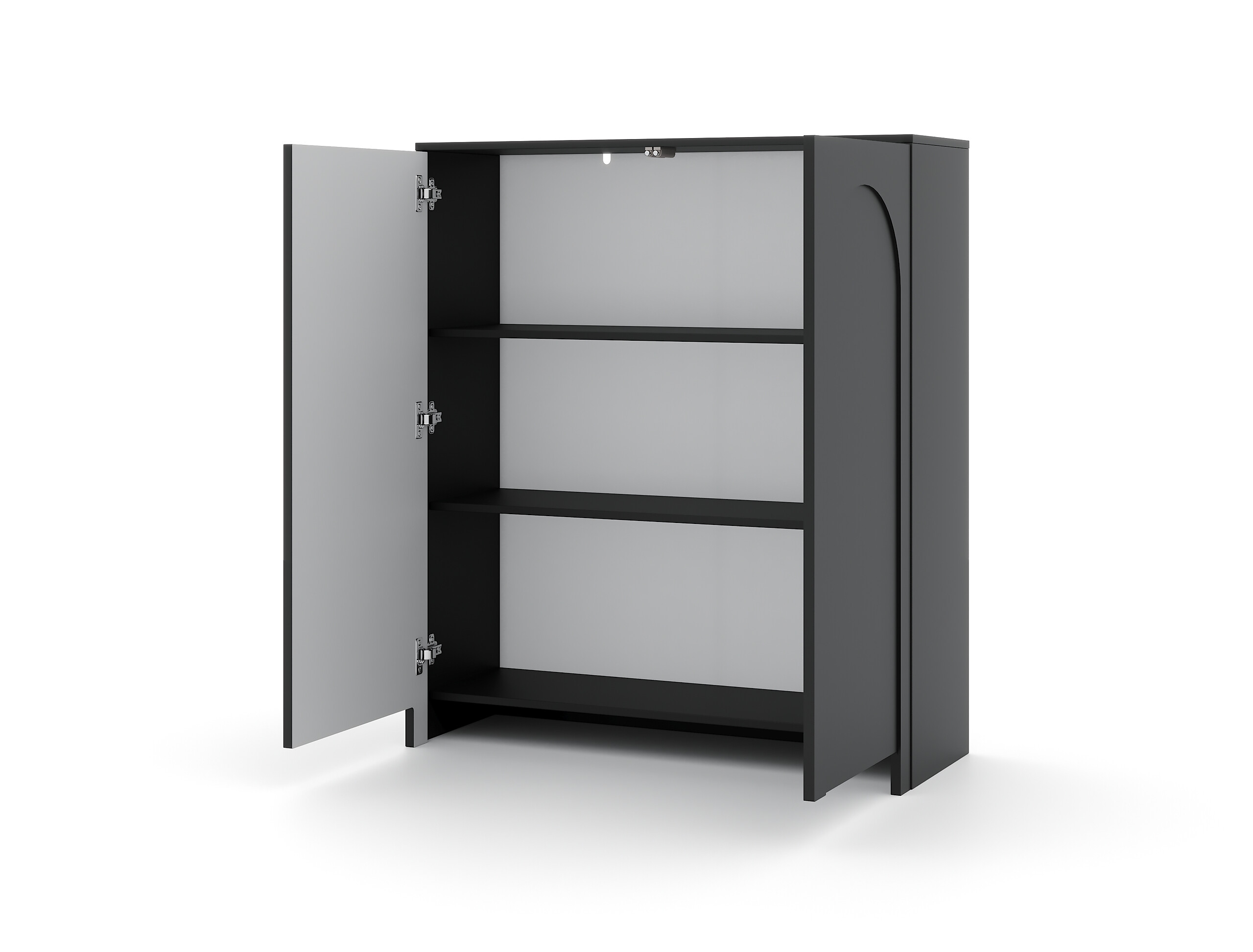 Kommode ARCO schwarz B/H/T: ca. 100x117x35 cm