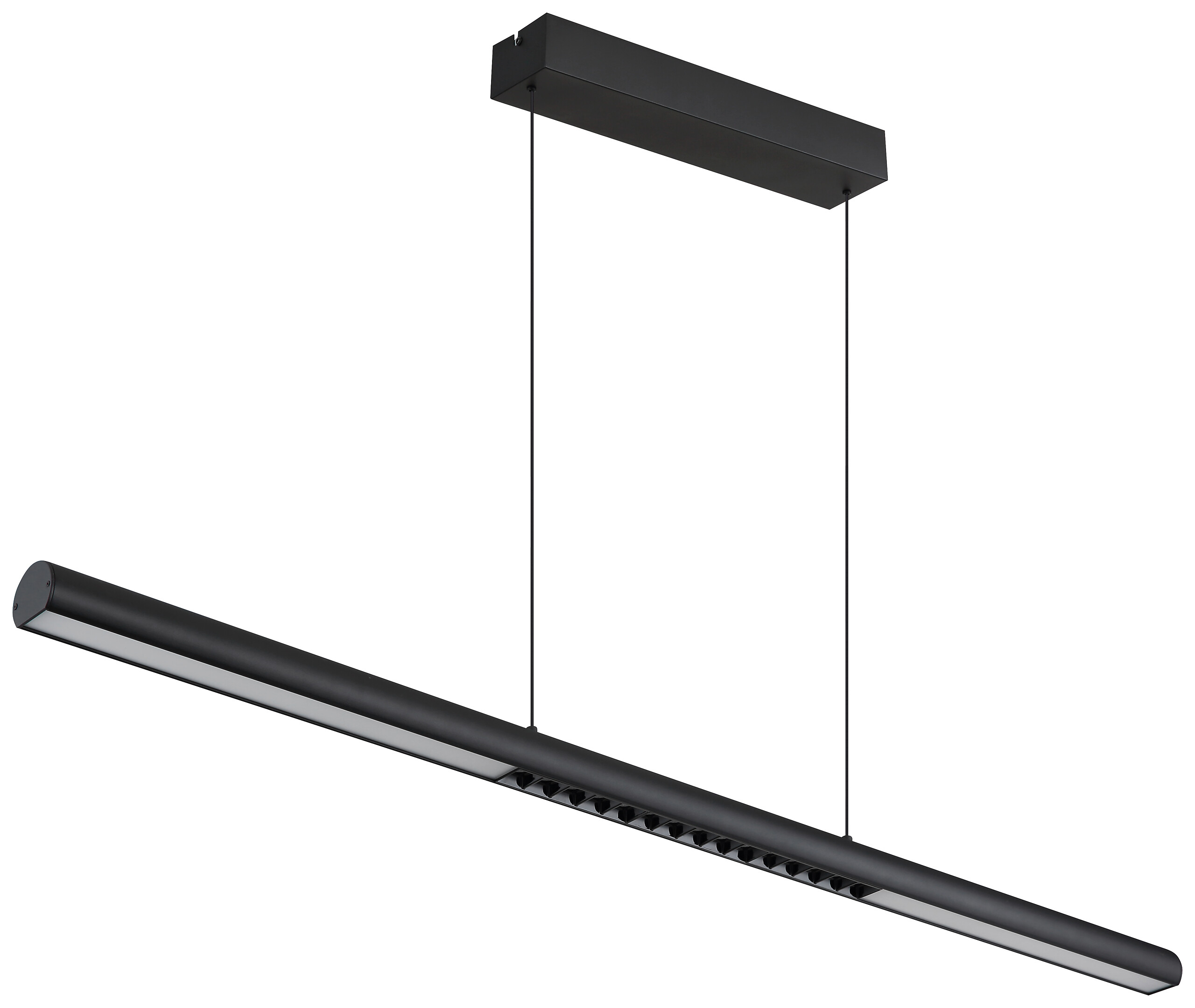 GLOBO Pendelleuchte mattschwarz Aluminium Metall B/H/T/L: ca. 8x150x120x120 cm 1.0 Brennstellen