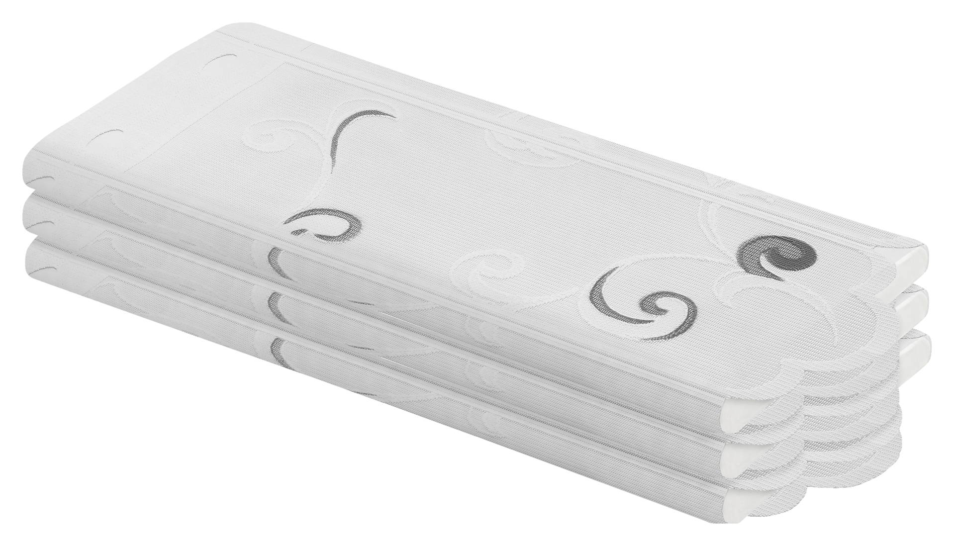 Scheibengardinen-Meterware schwarz H: ca. 45 cm