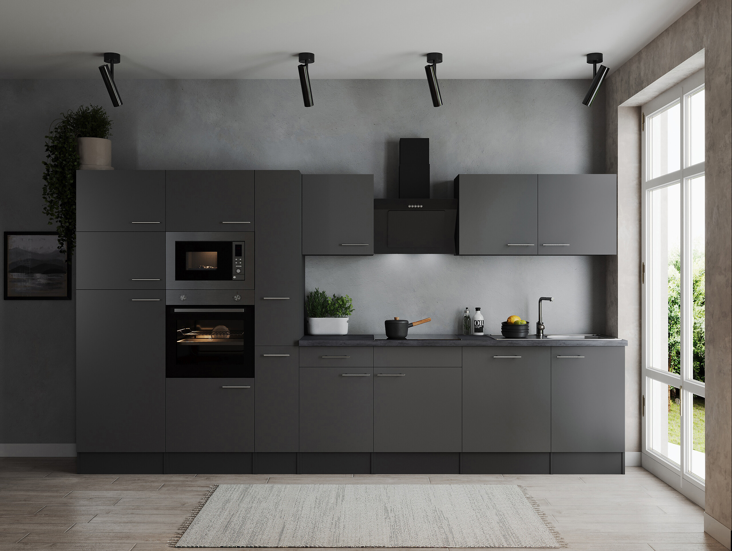 Küchenblock Oliver B/H/T: ca. 370x205x60 cm