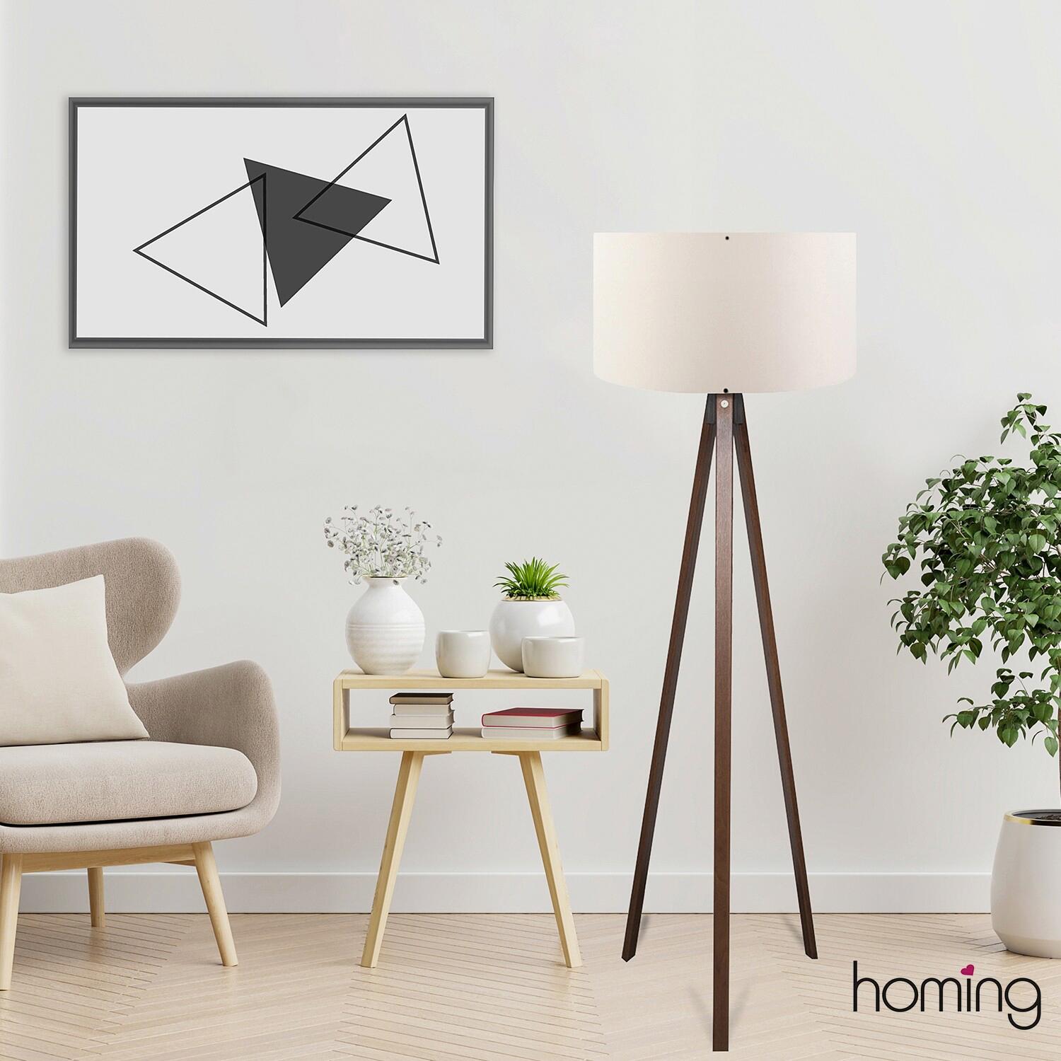 Opviq Stehleuchte creme MDF PVC B/H/T/L/D: ca. 38x140x38x38x38 cm E27 1 Brennstellen Opviq Stehleuchte creme MDF PVC B/H/T/L/D: ca. 38x140x38x38x38 cm E27 1 Brennstellen