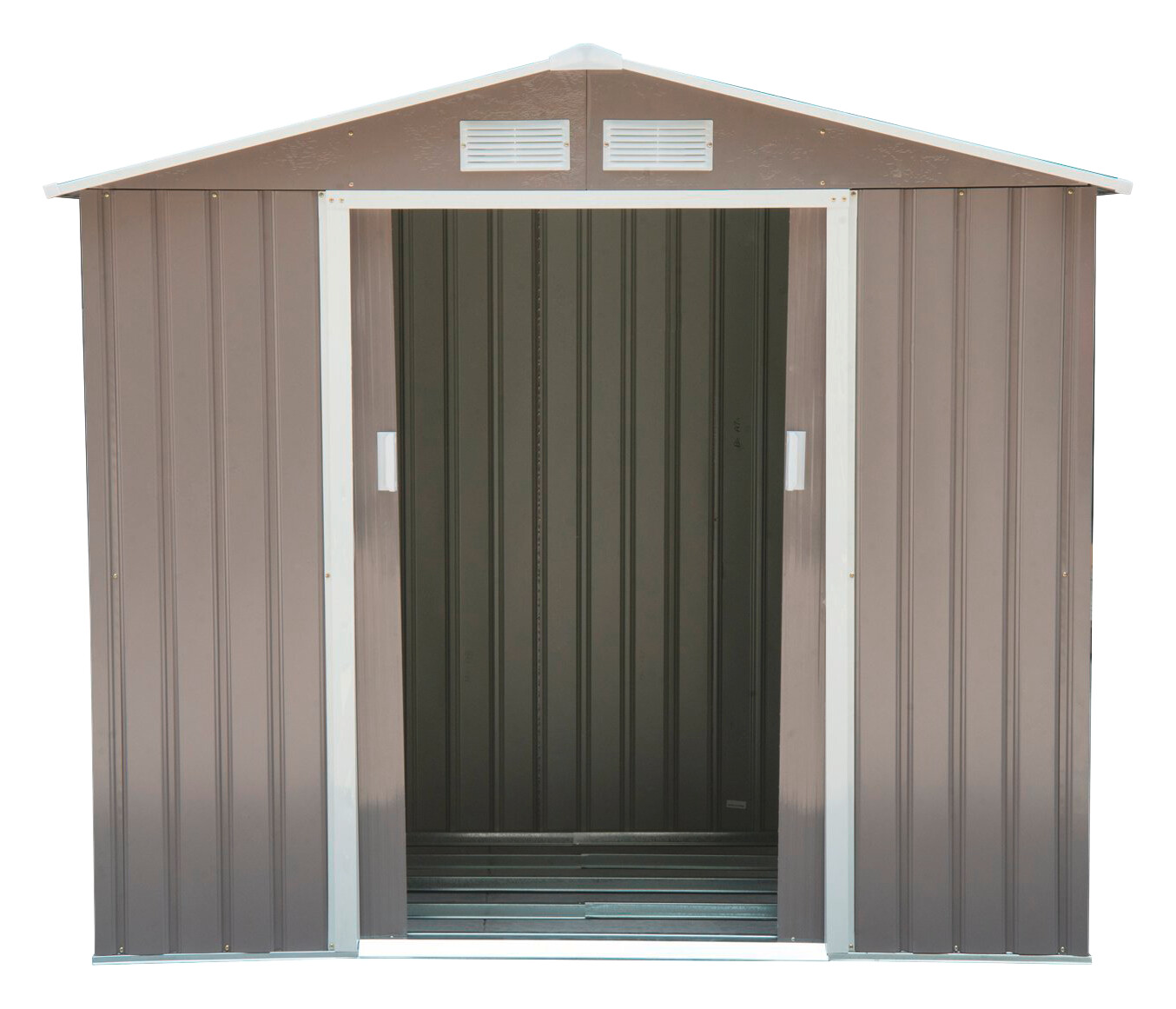 Outsunny Gartenhaus grau B/H/L: ca. 117x185x213 cm