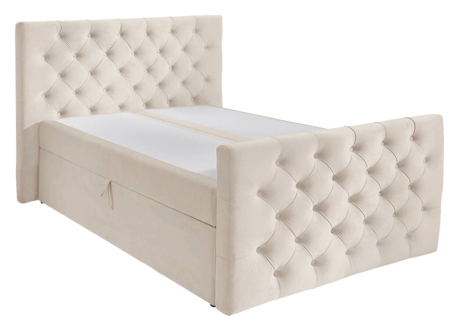 Boxbett Glow creme B/H/T: ca. 140x110x224 cm