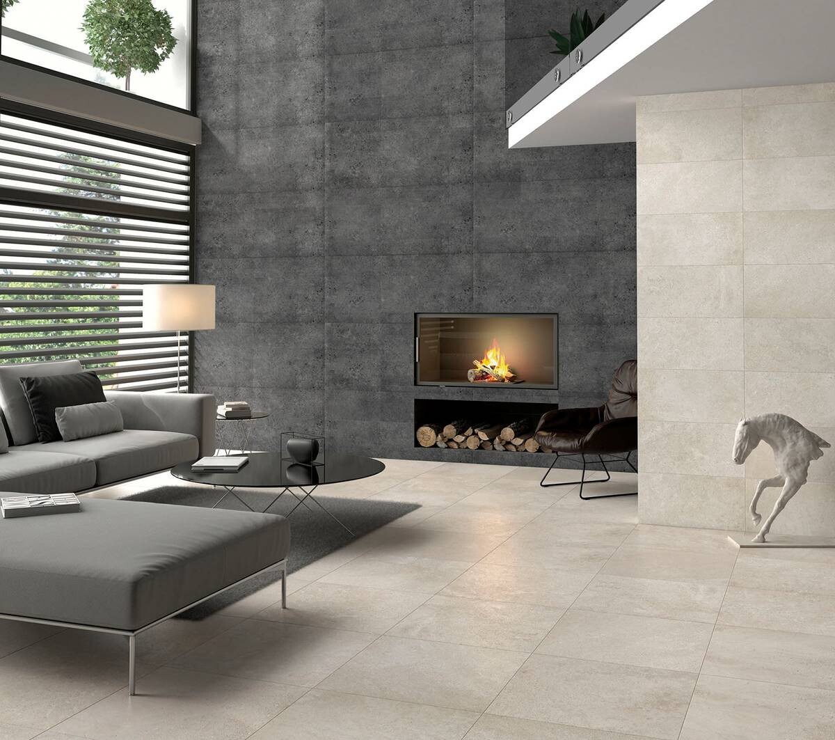 Wandpaneel grau Styropor B/L/S: ca. 50x50x0,3 cm