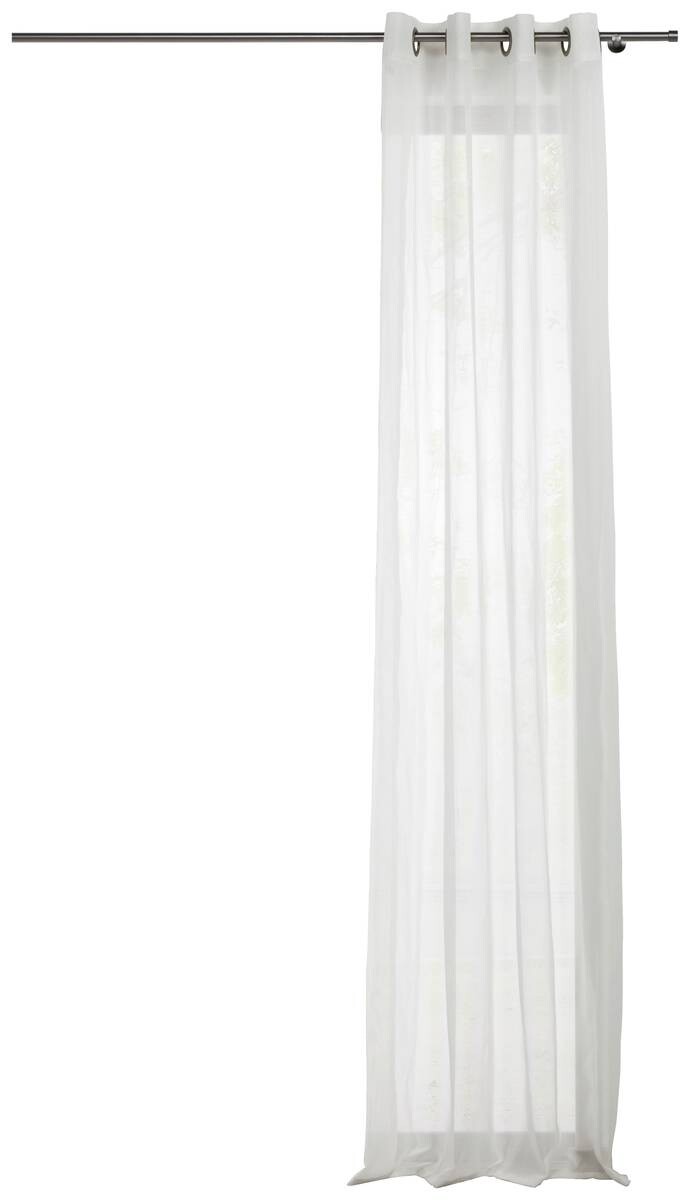 Ösenvorhang PURE weiß B/L: ca. 135x245 cm