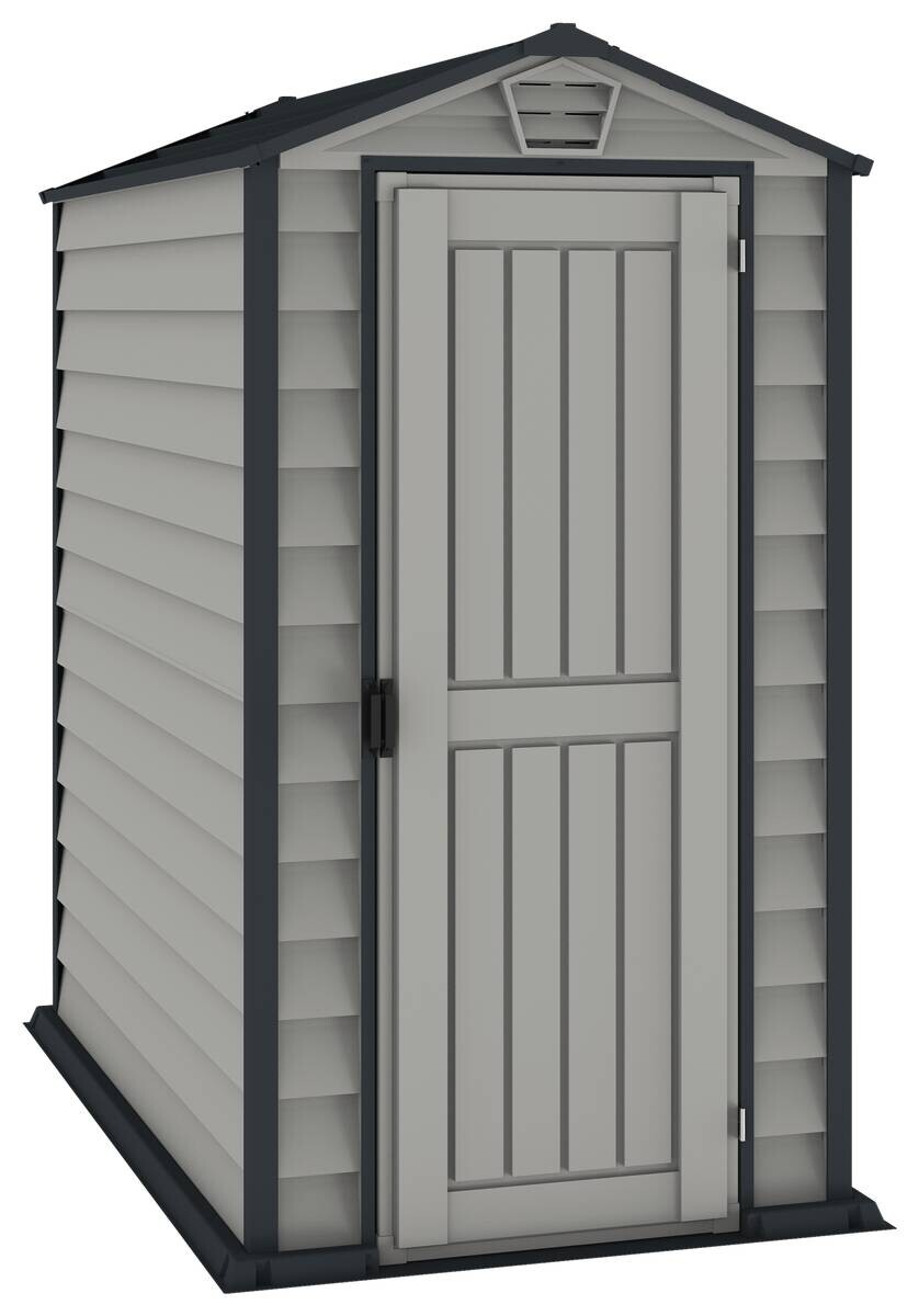 VCM Gerätehaus grau B/H/L: ca. 104x192x180 cm