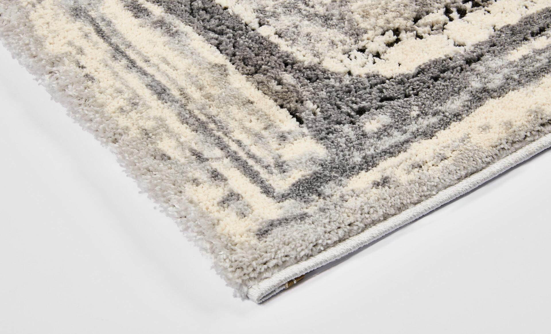 Webteppich Luciano grau B/L: ca. 80x150 cm