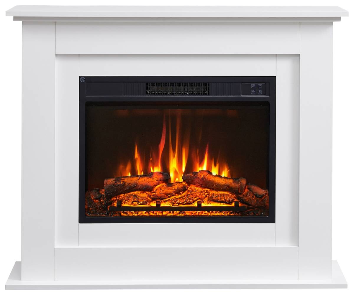 Balderia Elektrischer-Kamin EF447A-MT447A-W weiß B/H/T: ca. 82x100x25 cm