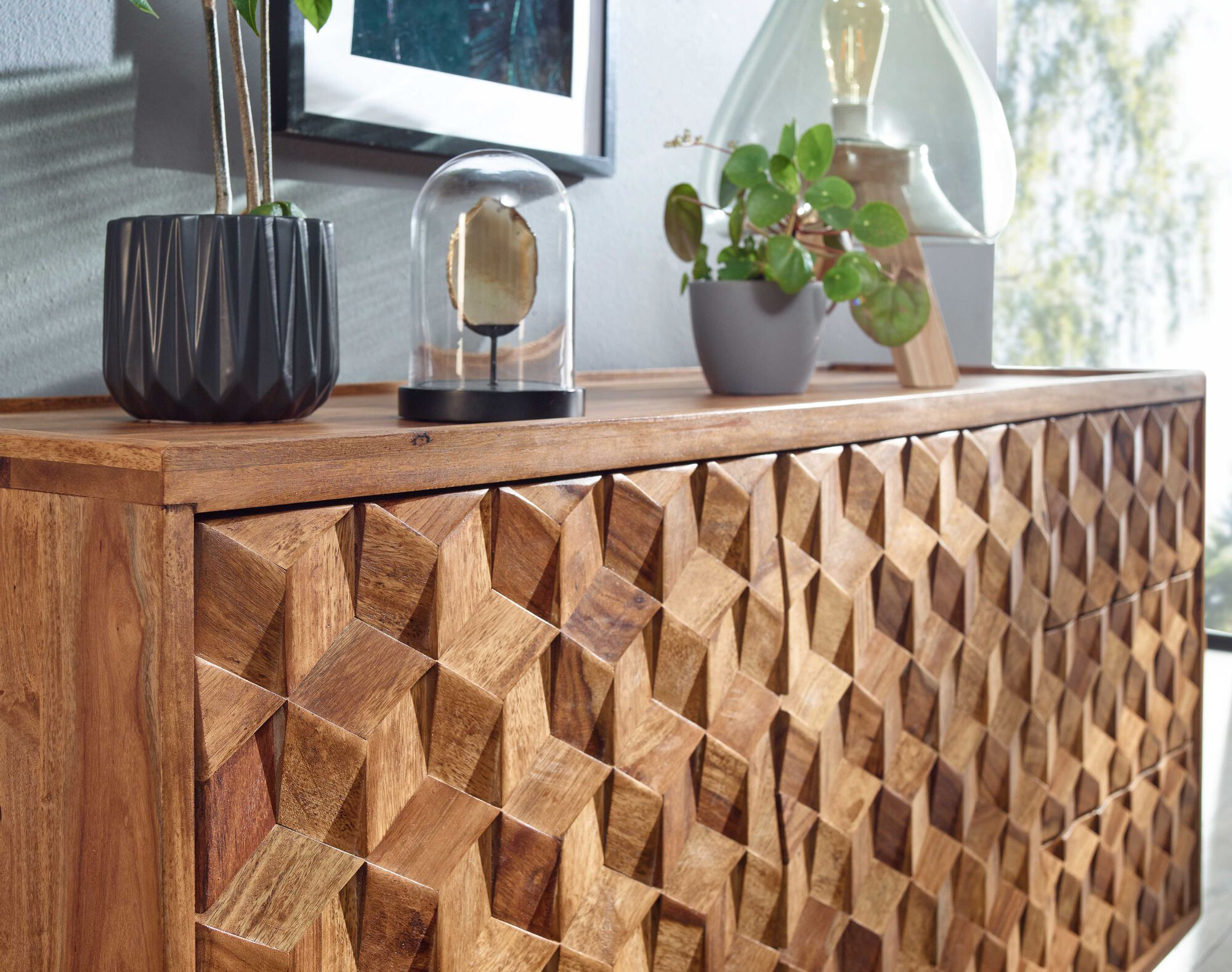 Sideboard rosenholz Nachbildung B/H/T: ca. 138x76x45 cm