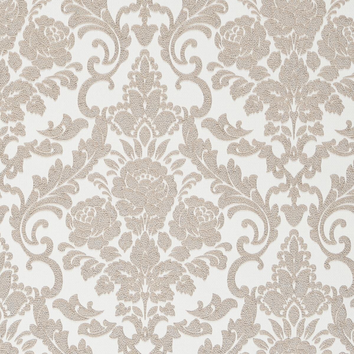 Vliestapete Ornament beige creme B/L: ca. 53x1005 cm