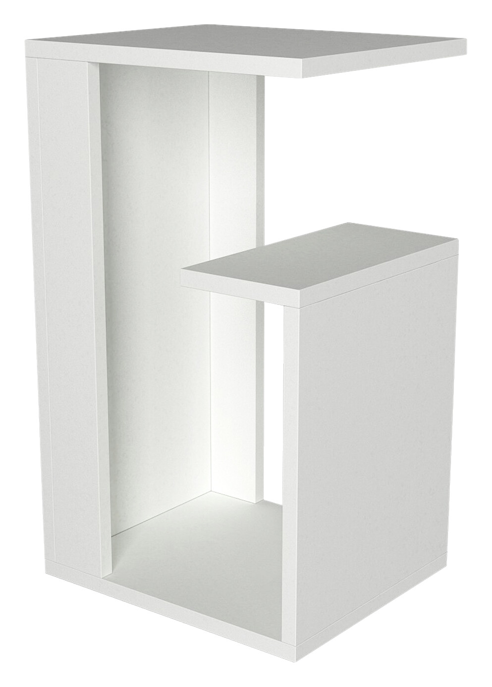 Beistelltisch Sister weiß Spanplatte B/H/T: ca. 35x60x29 cm Beistelltisch Sister weiß Spanplatte B/H/T: ca. 35x60x29 cm