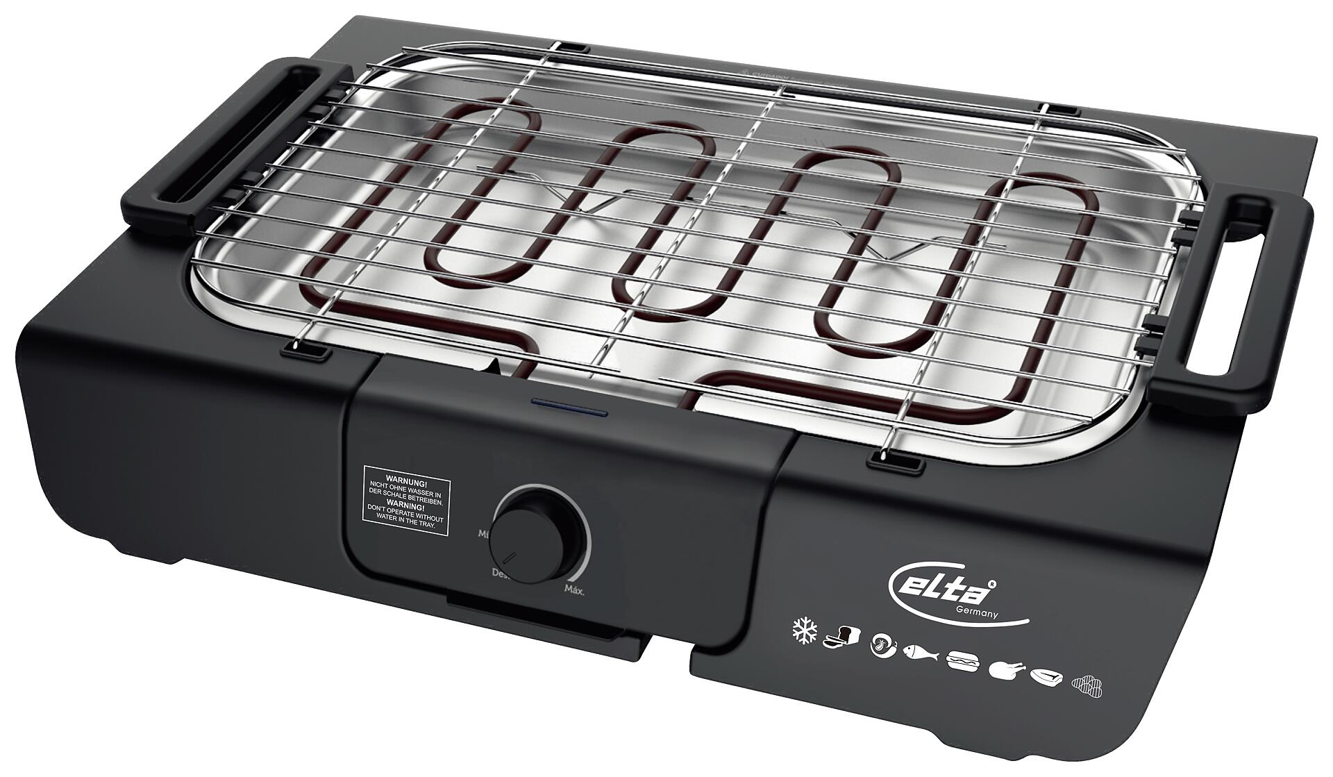 Elta Barbecue-Tischgrill BGT-2000.2 schwarz