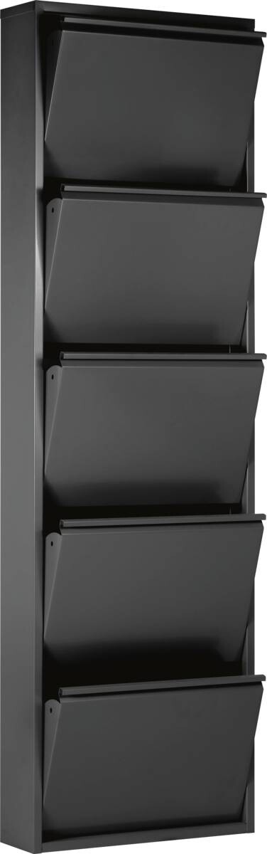 Schuhkipper Blacky schwarz matt B/H/T: ca. 50x170x13 cm