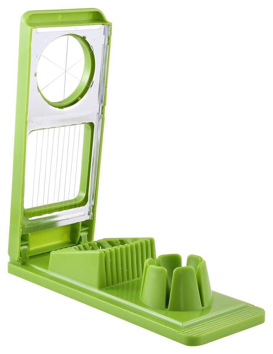 SAN IGNACIO Eierschneider EXPERT grün Edelstahl B/H/L: ca. 8,5x16,5x21,5 cm