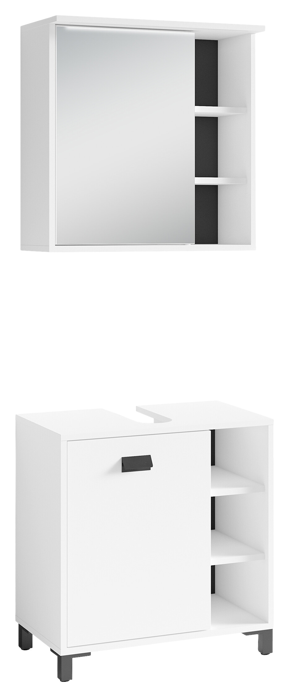 Badezimmer-Set WELLNESS, Set 2-tlg. weiß Badezimmer-Set WELLNESS, Set 2-tlg. weiß