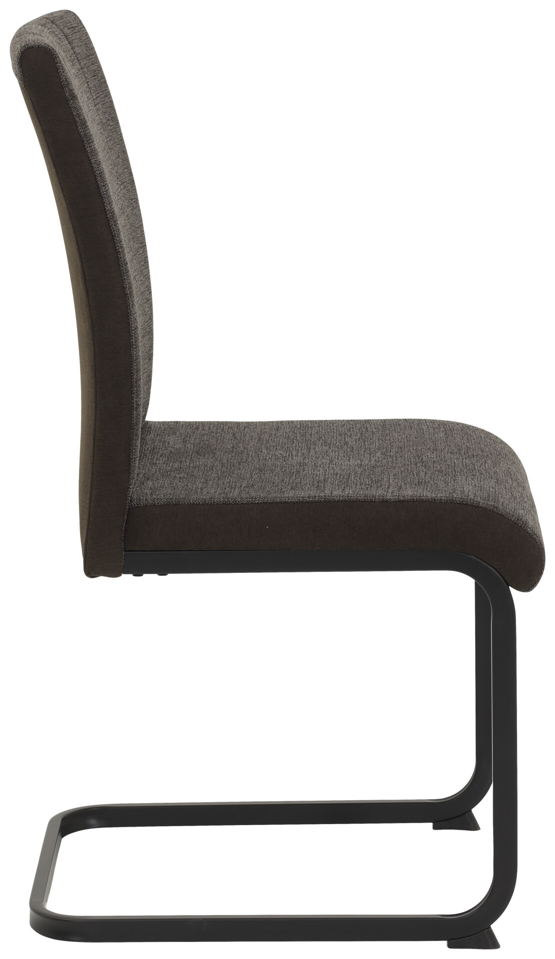 Stuhl 2er Set LINN braun Webstoff B/H/T: ca. 43x92x52 cm