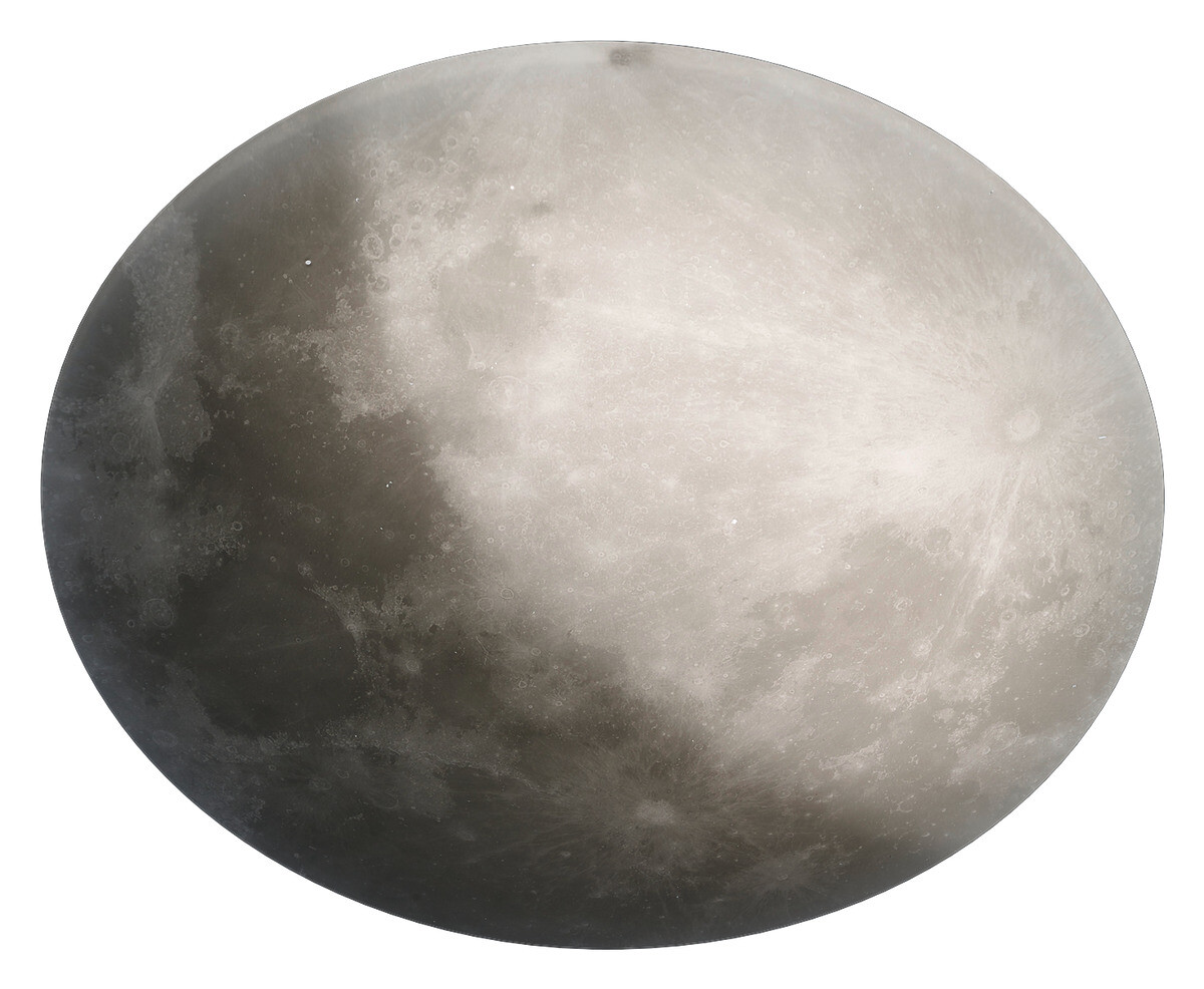 TRIO Deckenleuchte Lunar weiß Acryl H/D: ca. 12x60 cm