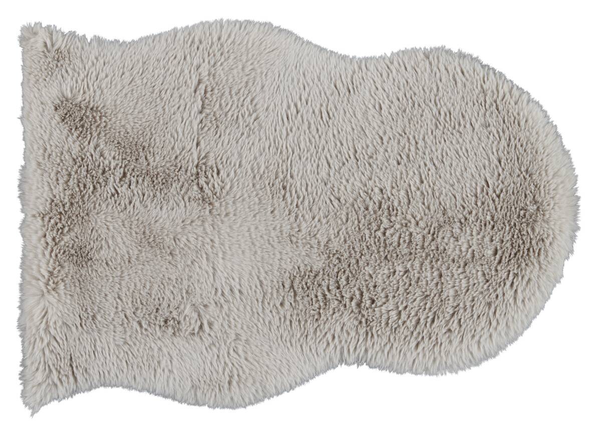 Fellimitat Mick silber B/L: ca. 55x80 cm Fellimitat Mick silber B/L: ca. 55x80 cm