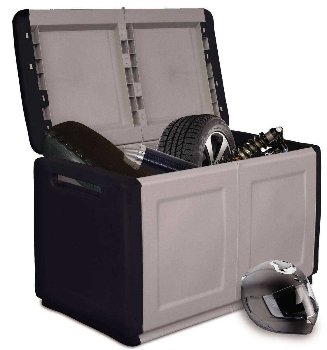 Artplast Multibox Cubo schwarz B/H/L: ca. 53x57x96 cm