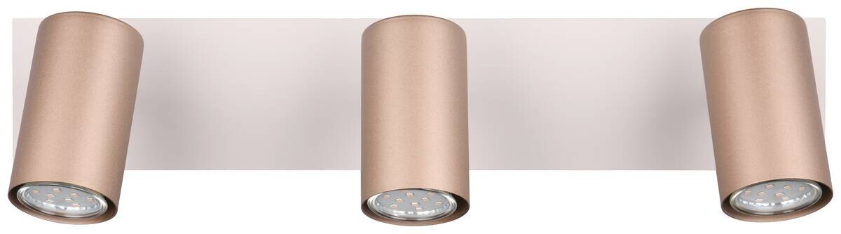 Reality Leuchten Spots Marley kaffee B/H/L: ca. 48x15x9 cm null 3 Brennstellen