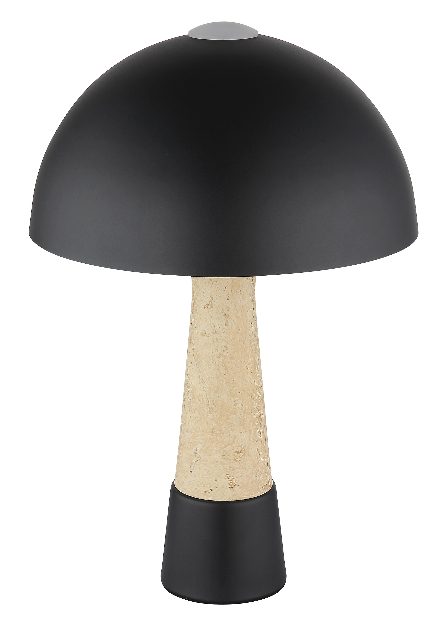 GLOBO Tischleuchte mattschwarz Metall H/D: ca. 36,5x25 cm E27 1 Brennstellen