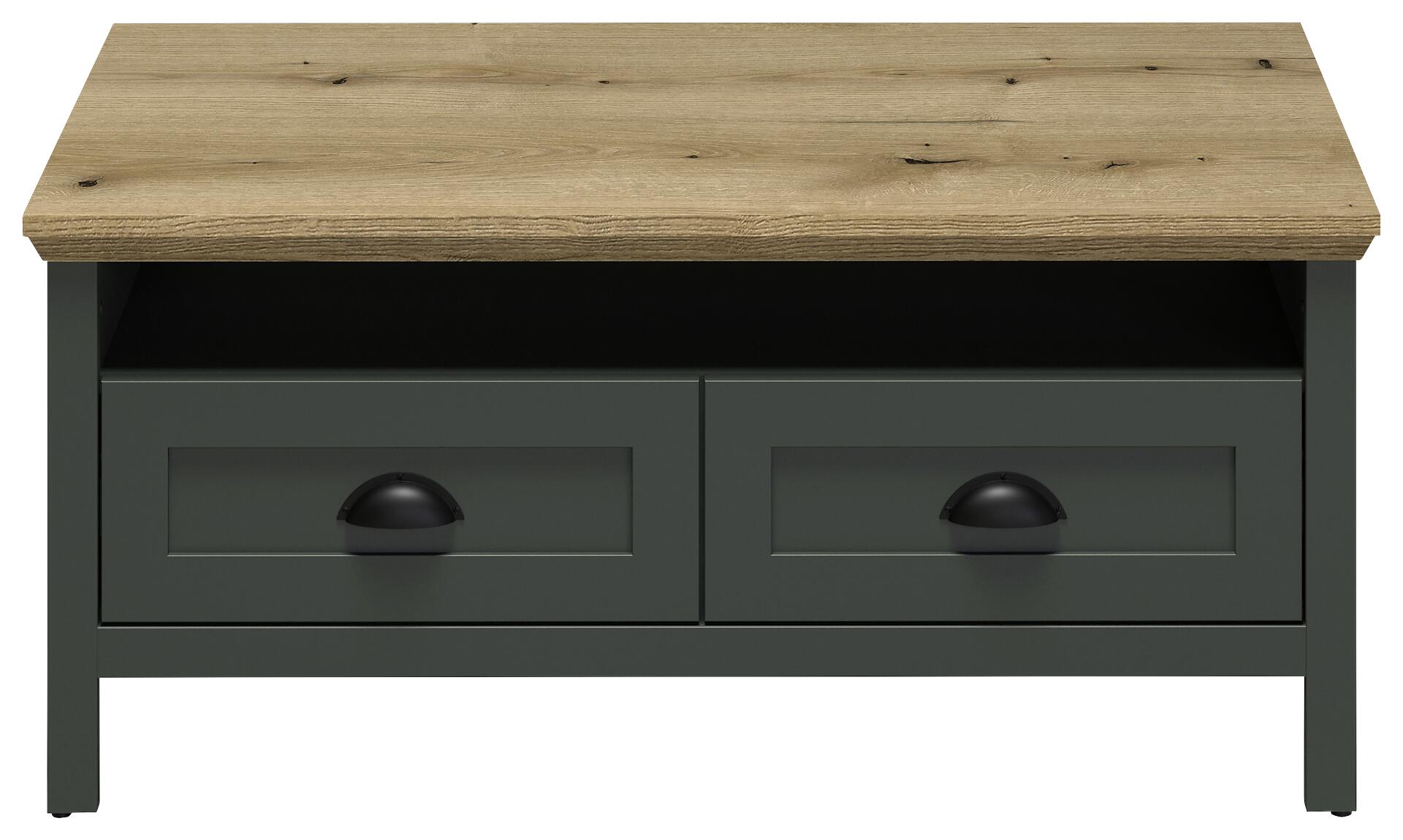 Couchtisch Stanton tannengrün Eiche Evoke Coast Nachbildung B/H/T: ca. 101x45x60 cm