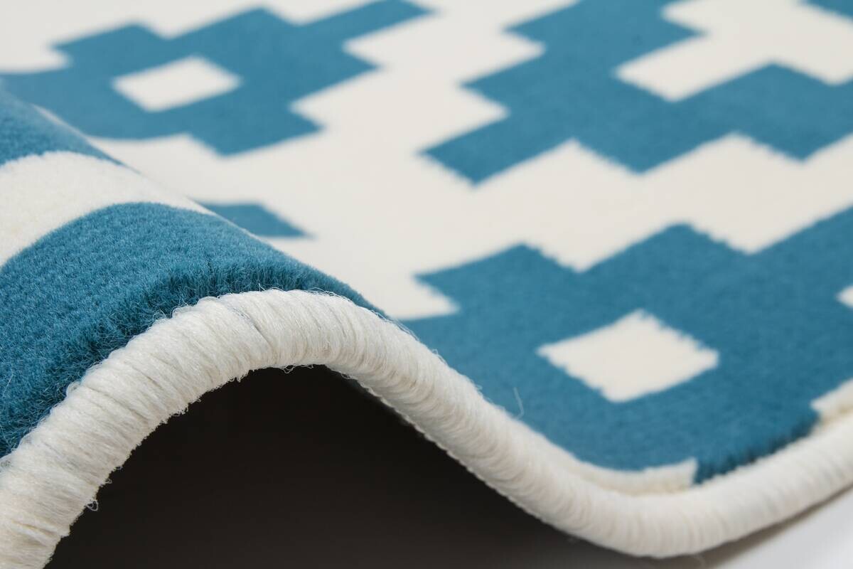 Kayoom Kurzflorteppich Now! 325 hellblau B/L: ca. 200x290 cm