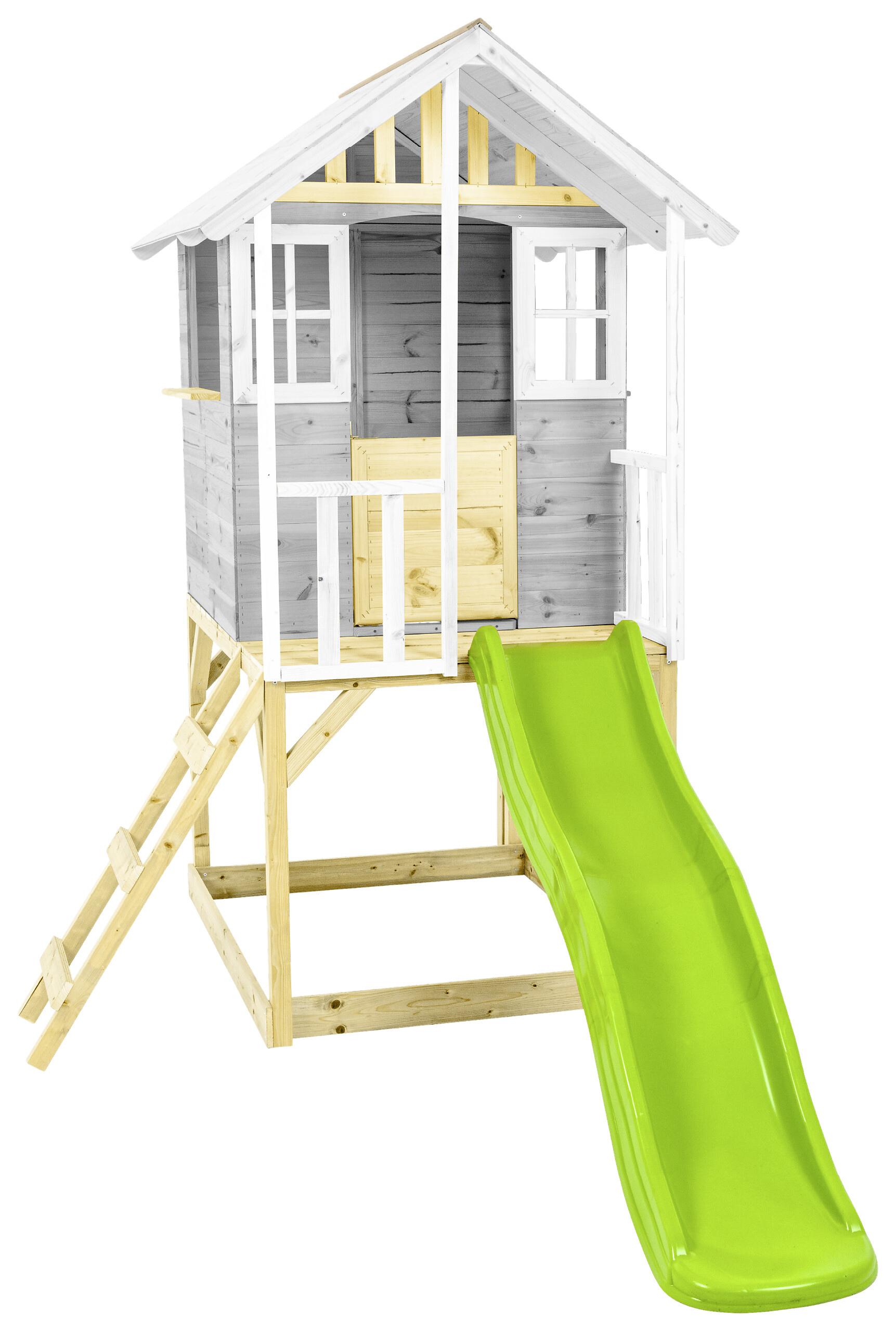 Zwerkules Spielhaus Valli weiß B/H/L: ca. 148x224x270 cm