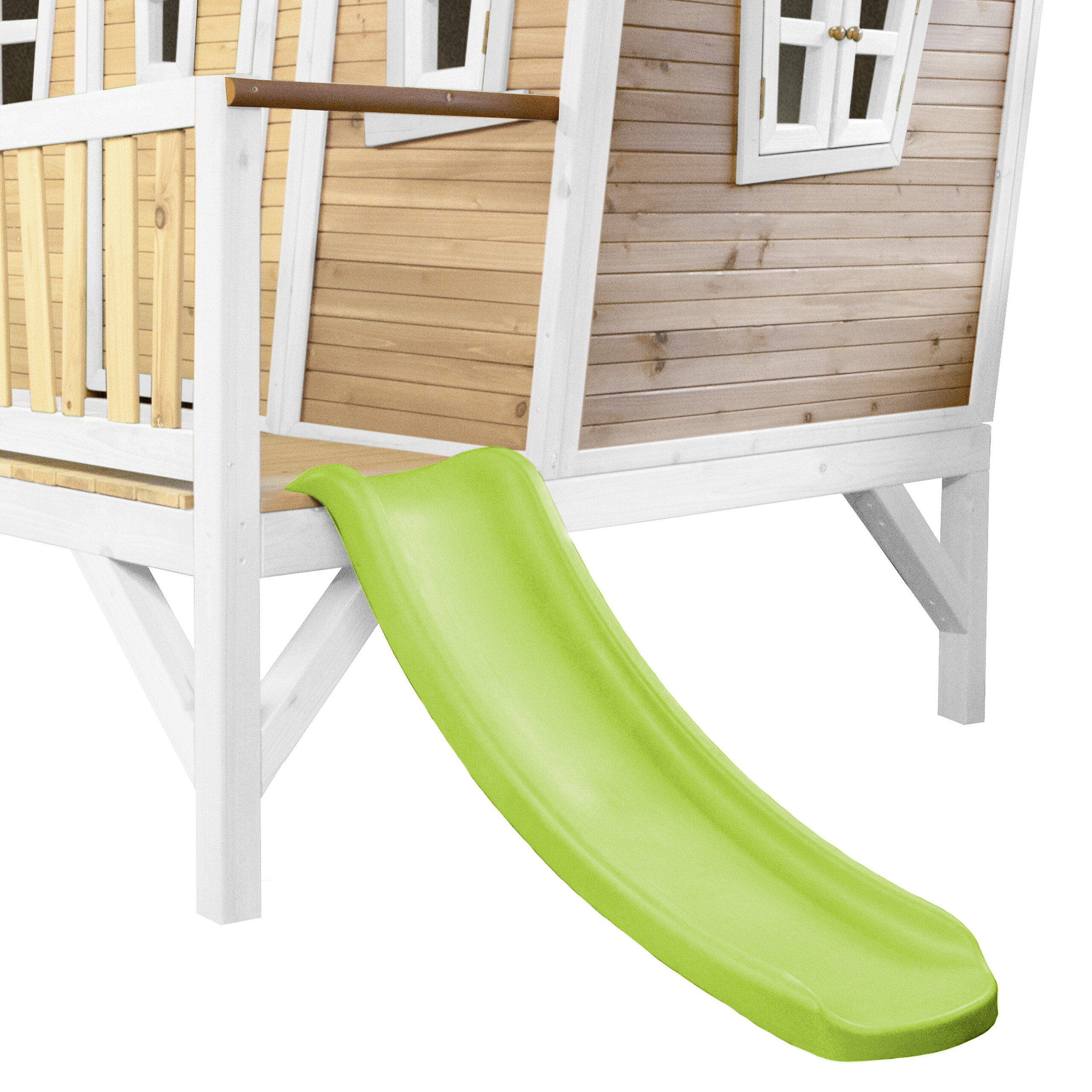 AXI Spielhaus Emma braun B/H/L: ca. 349x227x193 cm