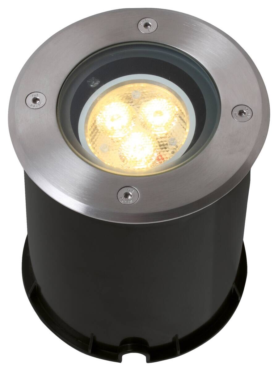 LED-Einbauleuchten 4043150 stahlfarbig B/H/T: ca. 12,5x14,5x12,5 cm