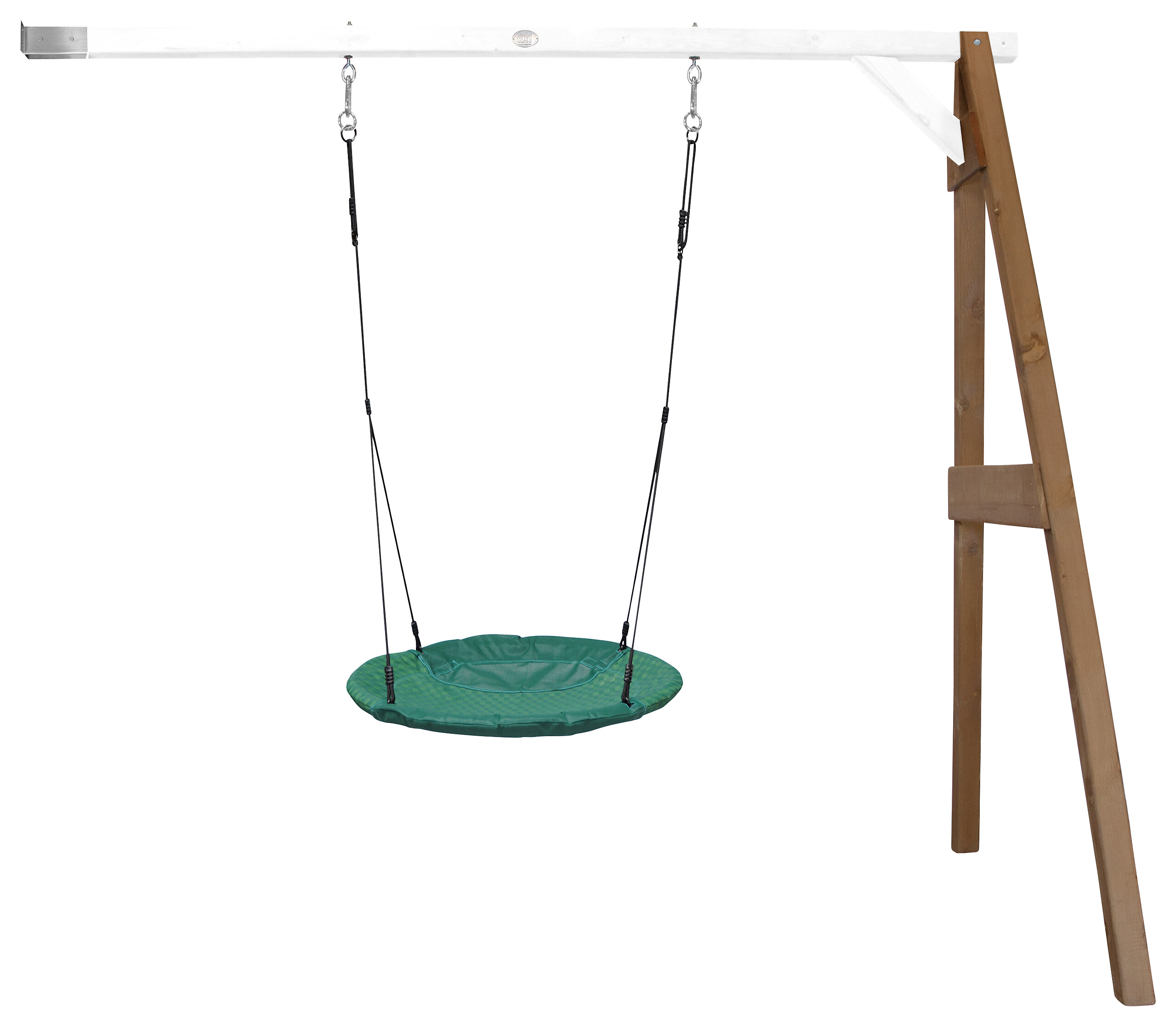 AXI Nest-Anbauschaukel Summer braun B/H/L/D: ca. 244x207x160x100 cm