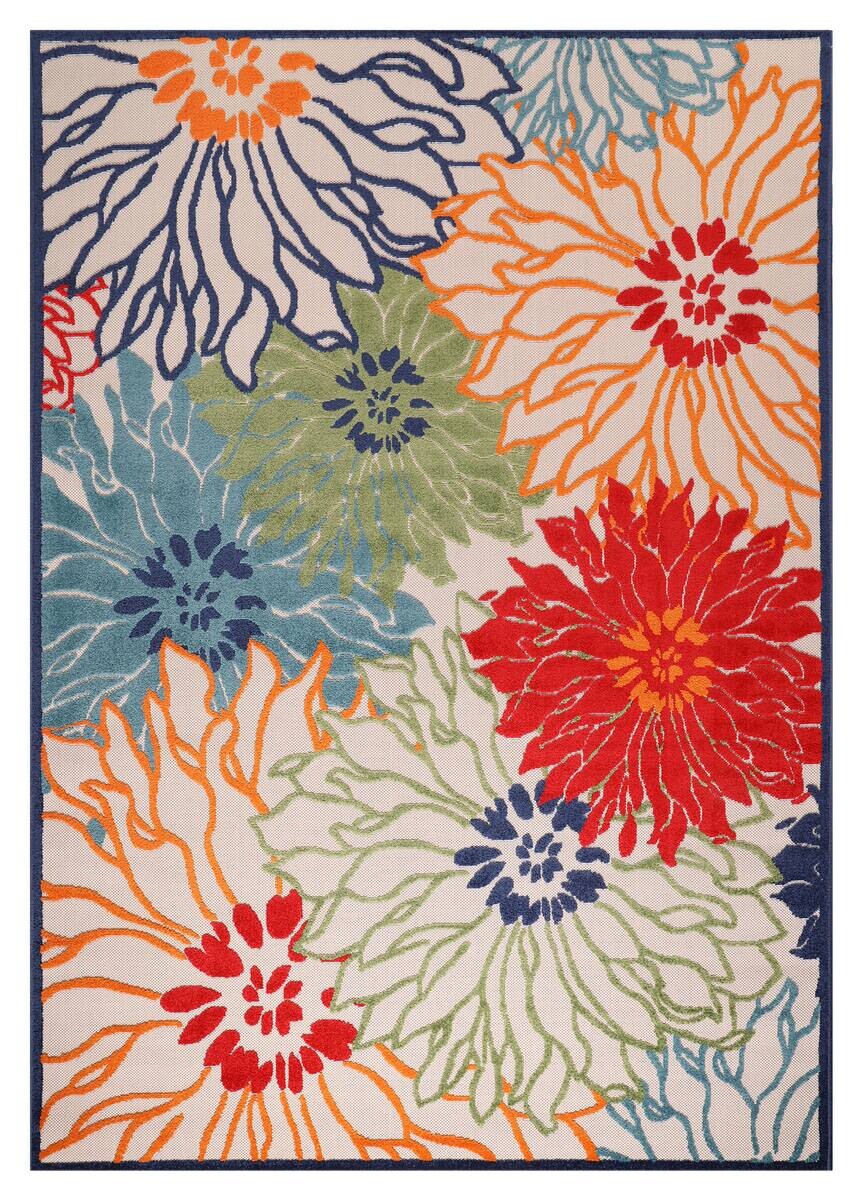 Sanat Outdoorteppich FLORAL bunt B/L: ca. 160x230 cm
