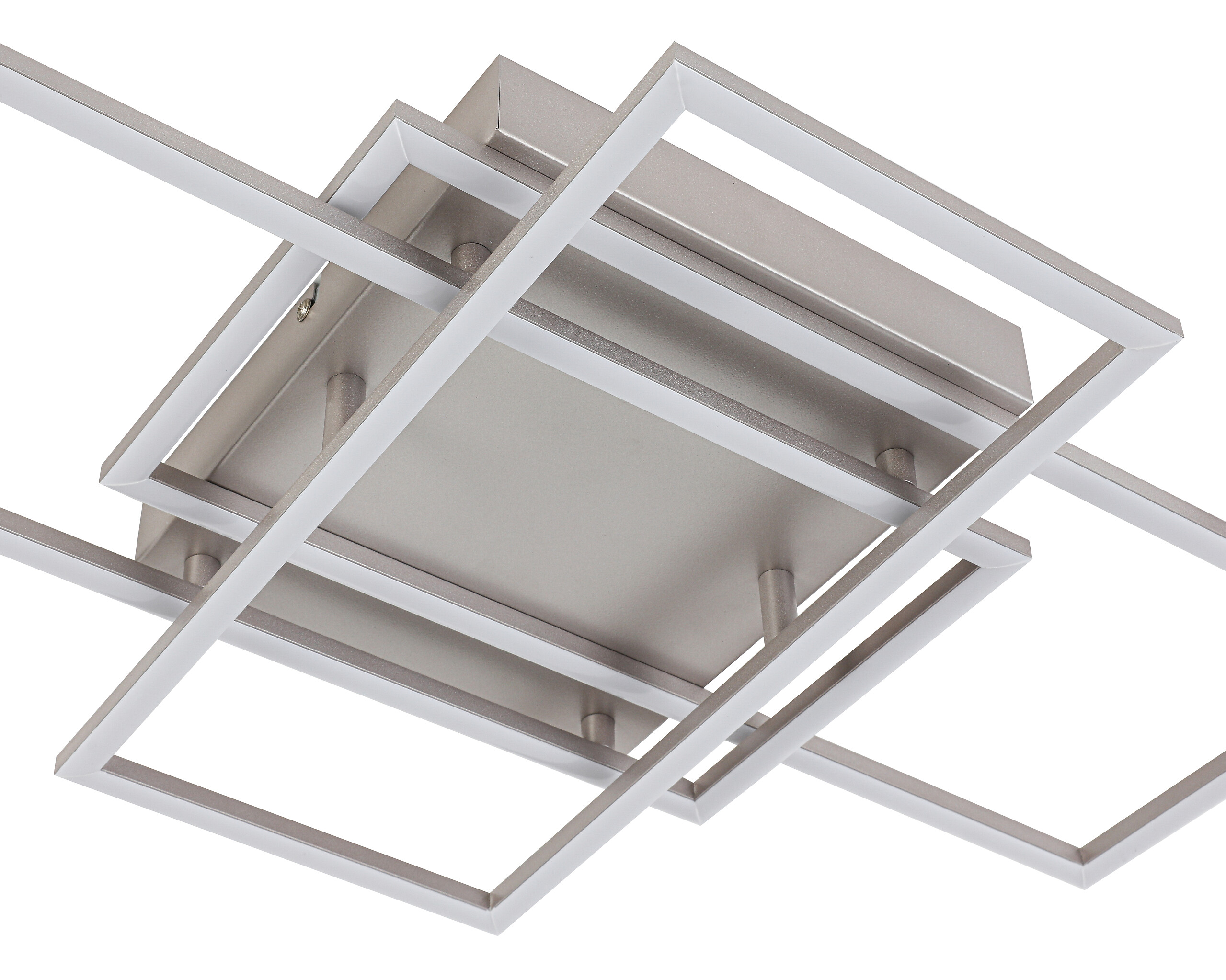 Nolo LED-Deckenleuchte Twin champagner Metall B/H/L: ca. 36x9,1x58 cm