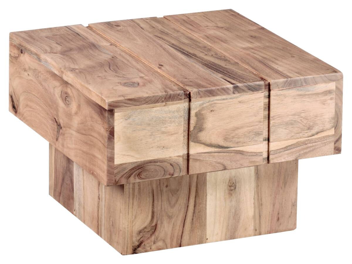 Beistelltisch natur Akazie B/H/T: ca. 44x30x44 cm