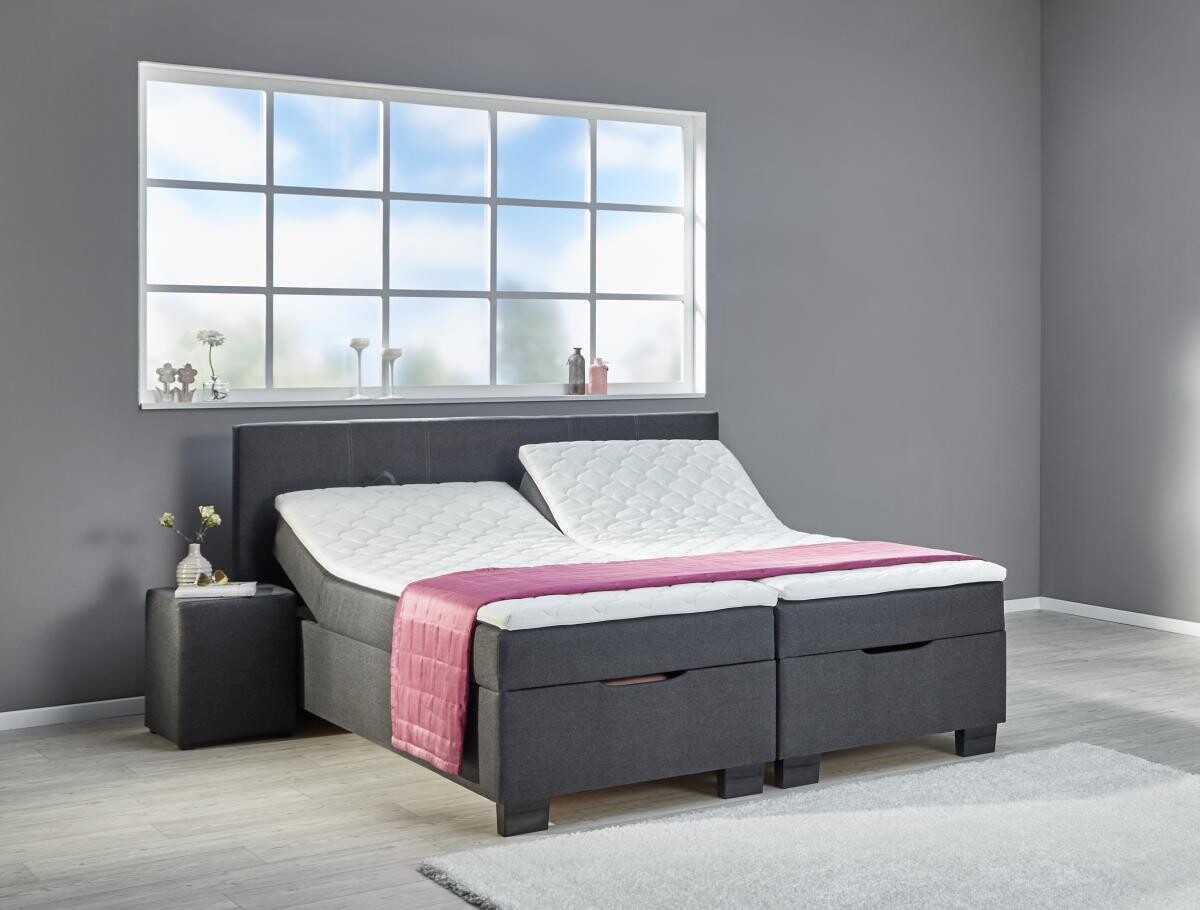 Boxbett Trevi anthrazit B/H/T: ca. 180x56x200 cm