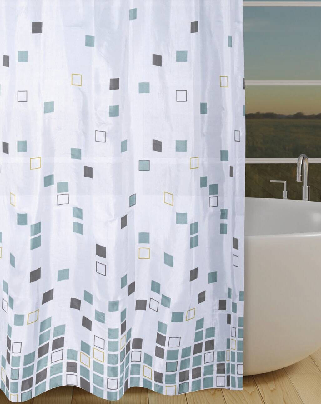 Acus Duschvorhang Mosaic Polyester B/L: ca. 180x200 cm