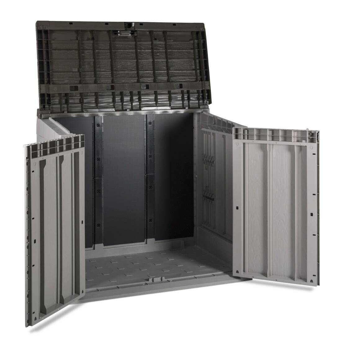 Toomax Mülltonnenbox Stora Way taupe B/H/L: ca. 111x74,5x129,5 cm