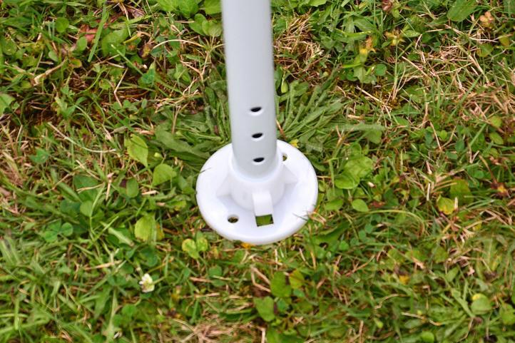 VCM Pavillon grün Stahlrohr B/H/L: ca. 300x197x300 cm