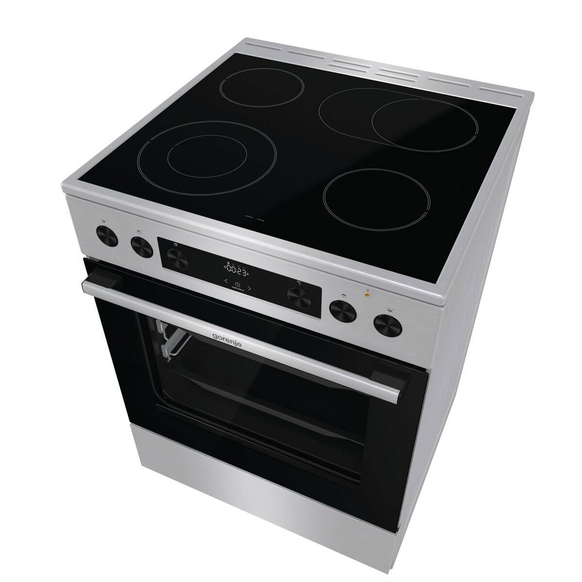 Gorenje Stand-Elektroherd GECS6C70XPA Edelstahloptik B/H/T: ca. 60x85x60 cm