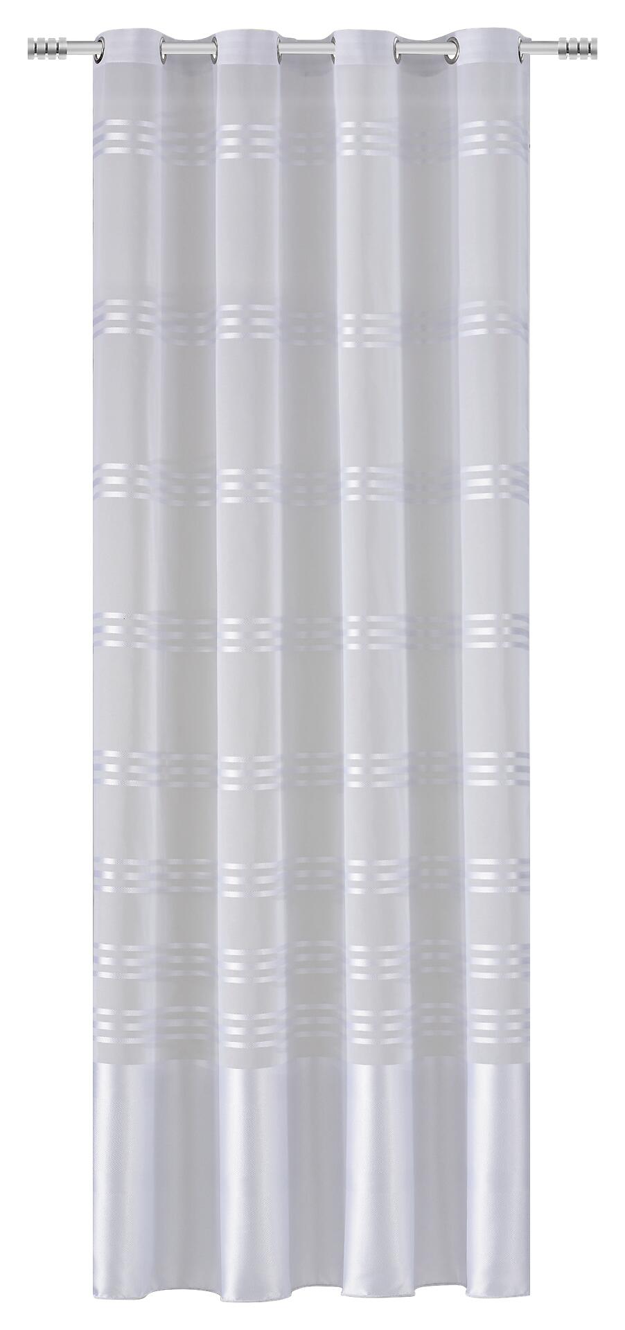 POCOline Ösenvorhang Chicago weiß B/L: ca. 150x245 cm