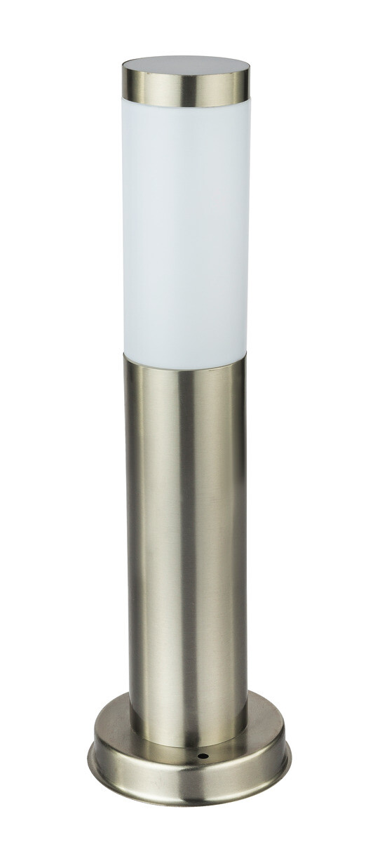 Außenstandleuchte 3158 stahlfarbig Opal H/D: ca. 45x12,7 cm