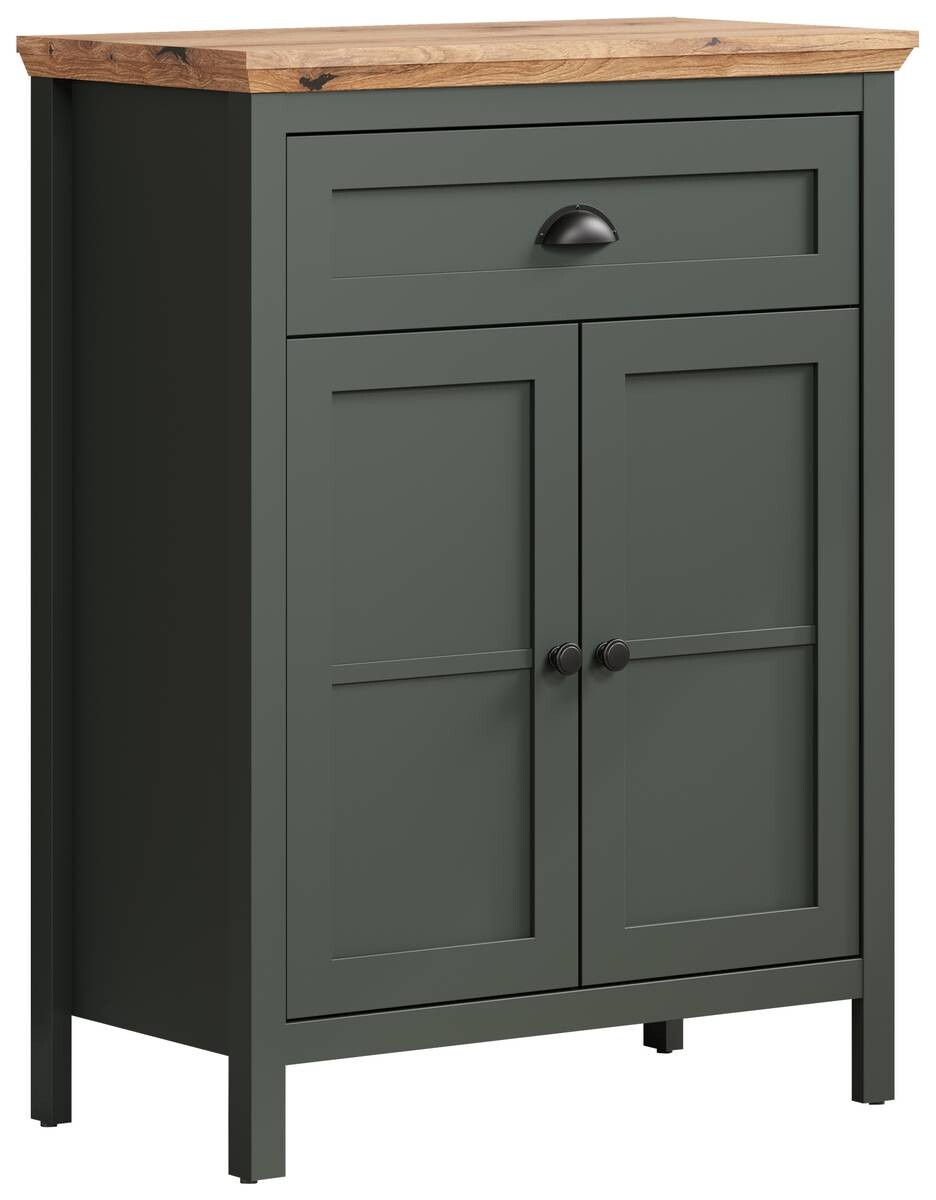 Kommode Stanton tannengrün Eiche Evoke Coast Nachbildung B/H/T: ca. 77x102x39 cm