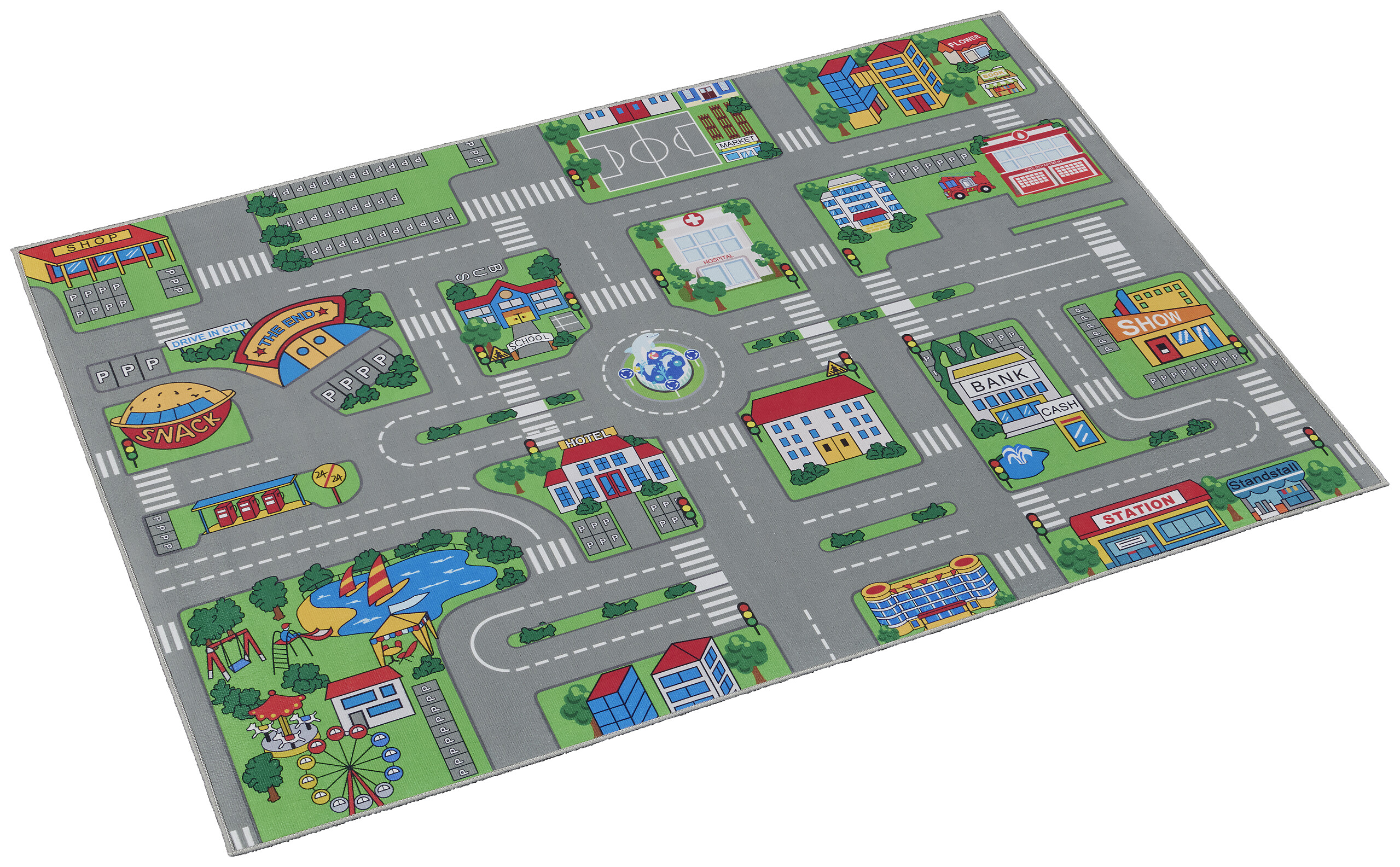 Kinderteppich City Multi B/L: ca. 133x190 cm